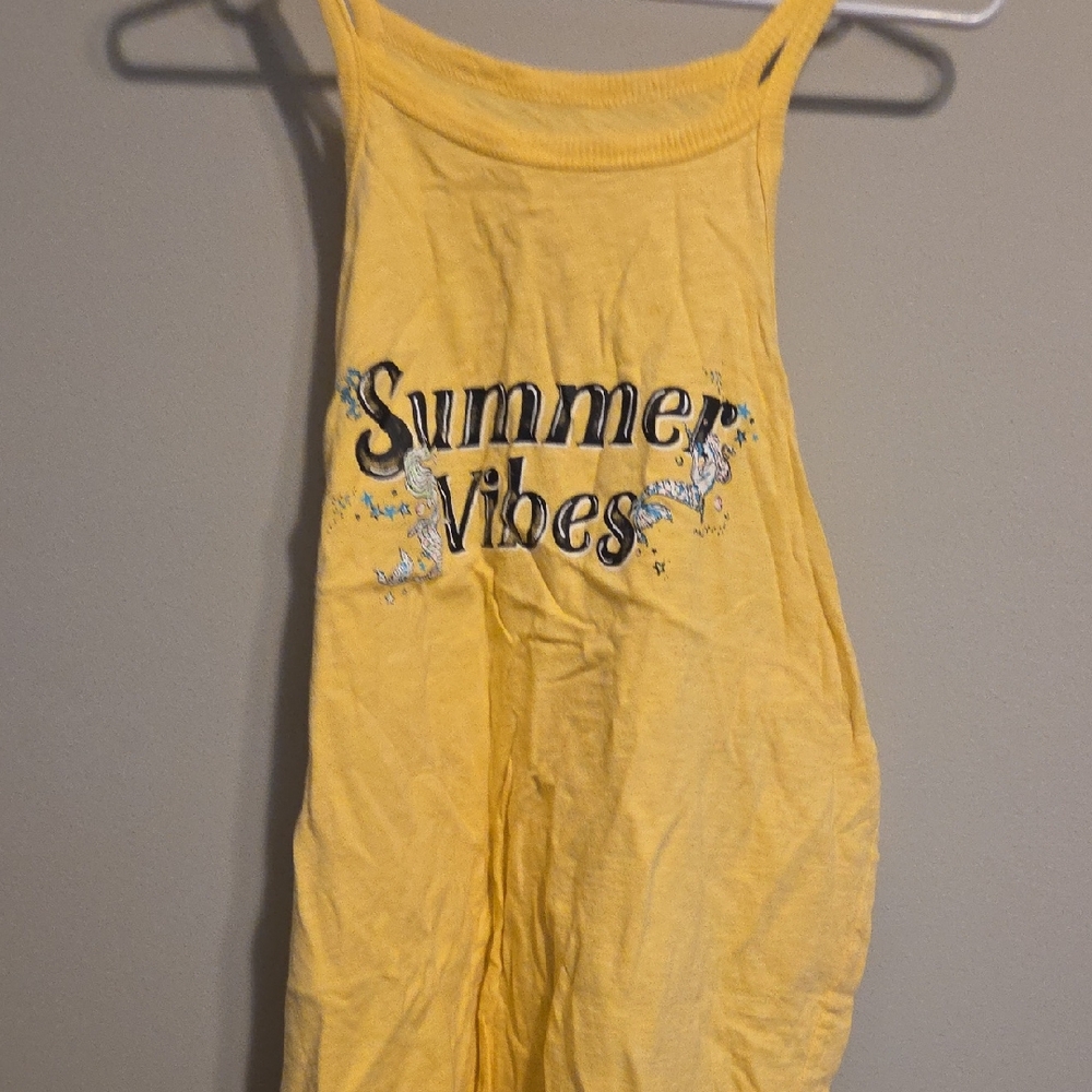 Torrid Yellow 'Summer Vibes' Tank Top